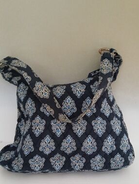 Vera Bradley Quilted Floral Pattern Shoulder Bag